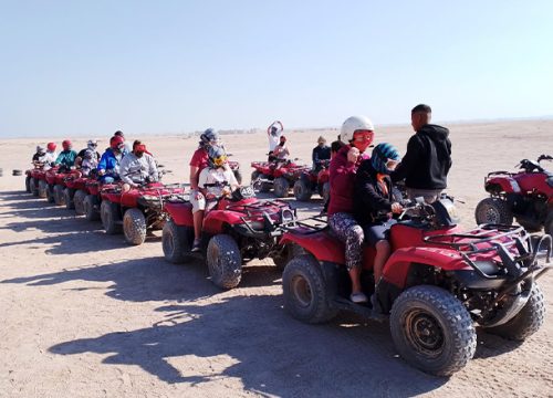 Quady z Marsa Alam - Safari z wiełbłądami i wioską beduińską